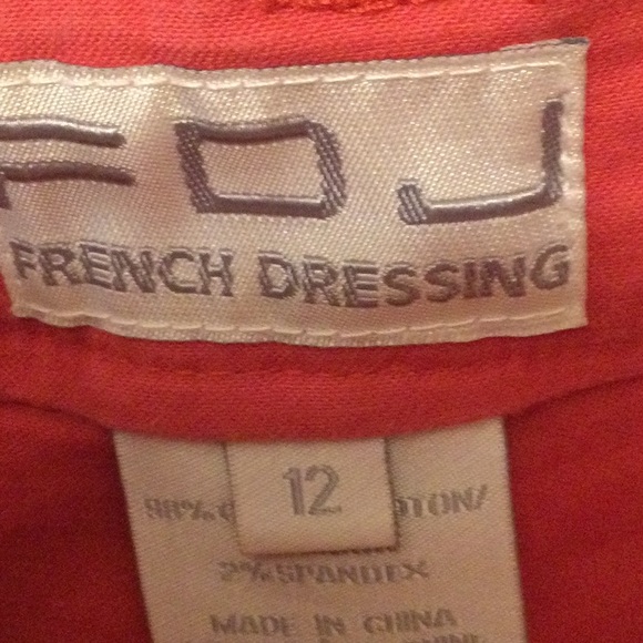 FDJ “FRENCH DRESSING DENIM JEAN”SHORTS CAPRI - Picture 6 of 6